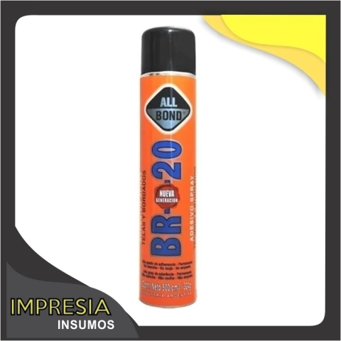 Aerosol adhesivo para telas y bordados BR-20