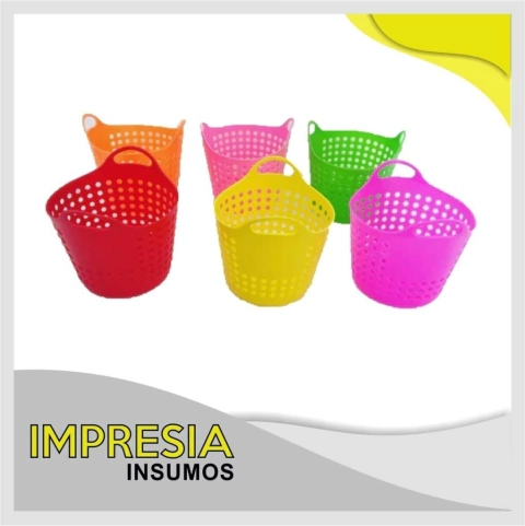 Canastitas plasticas