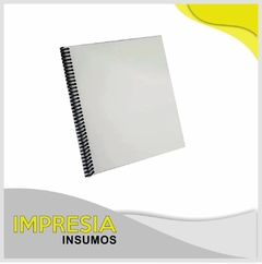 Cuadernos A5 con hojas rayadas anilladas (tapas sublimables)