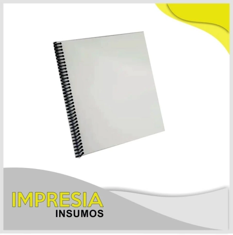 Cuadernos A5 con hojas rayadas anilladas (tapas sublimables)