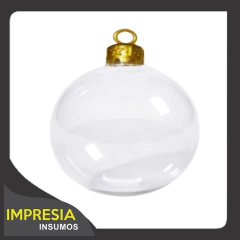 Esferas navidenas rellenables transparentes N7 (7cm)