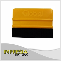 Espatula dorada con fieltro de tela negro