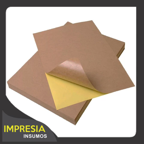 Papel Kraft Autoadhesivo 180 grs - Resma de 100 hojas - A4 - comprar online
