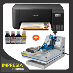 COMBO 01 Estampadora 38x38cm + Impresora A4 L3210 + Regalos - comprar online