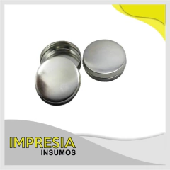 Latas pastilleras plateadas (5,8 x 2,2 cm)