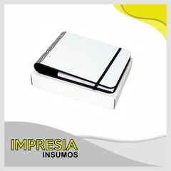 Libretas con tapas de madera sublimable (Hojas lisas)