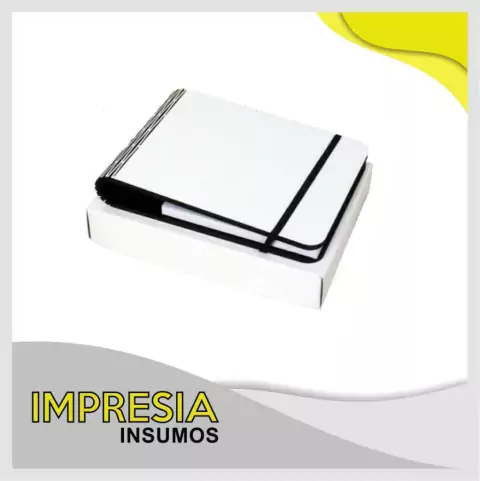 Libretas con tapas de madera sublimable (Hojas lisas)