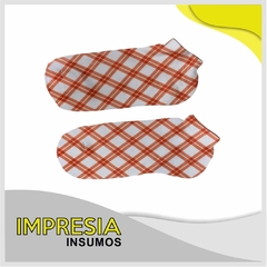 Medias soquetes tejidos tipo tubo talle 2 (40 a 44) (microfibra)