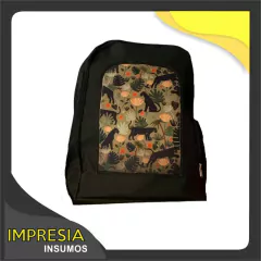 Mochilas adultos de cordura (area estampable de neoprene)