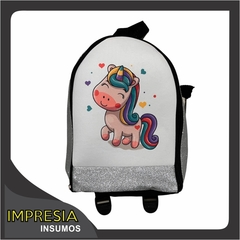 Mochilas infantiles glitter