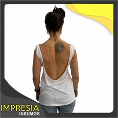 Remeras musculosas espalda abierta
