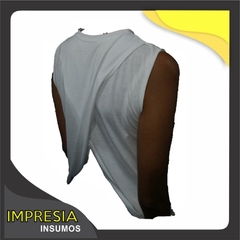 Remeras musculosas espalda cruzada