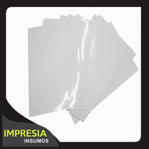 Papel PET Vinilico Autoadhesivo Semi transparente (Filmilo) - Hoja Suelta - A4 - comprar online