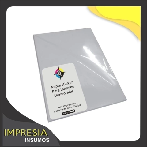 Papel Tatuajes Temporales - Resma de 10 hojas - A4 - comprar online