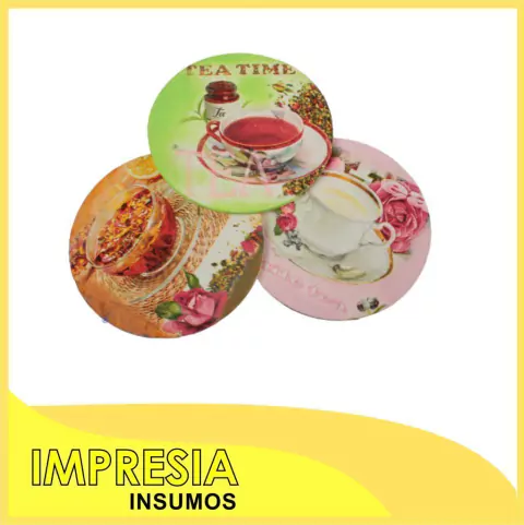 Posavasos de redondos de madera