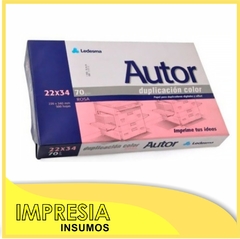Resma 70grs - 500 hojas - (22x34) - Marca Autor