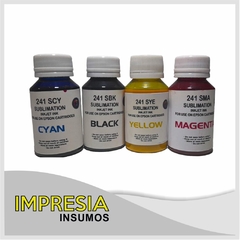 PROMO - 4 envases de 70cc de tinta de sublimacion premium