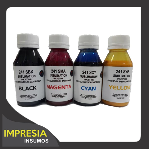 Tinta de sublimacion premium (envase 250cc)