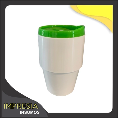 Vasos plasticos de cafe con tapa