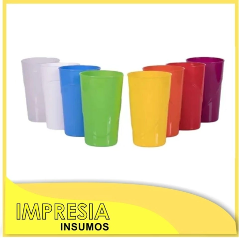Vasos plasticos semirigidos simples 300cc
