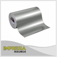 Vinilo autoadhesivo importado gris plata, medida 1m x 61cm