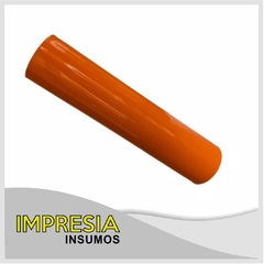 Vinilo autoadhesivo importado naranja, medida 1m x 61cm