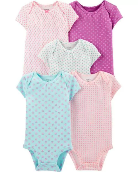 Pack 5 Bodys "animales" Carters 17636410