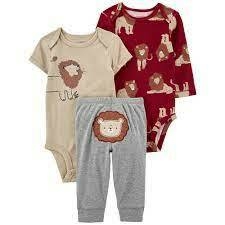 set 3 piezas Carter's "leon"