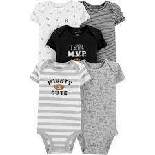 Carter's Pack 5 Bodys manga corta 1i731210