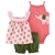 Carter's Set 3 Piezas Body Remera Y Short "Elefante" 1i471710