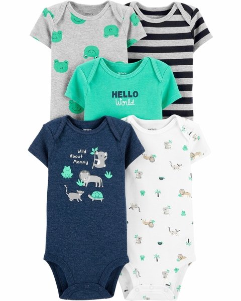 Carters set 5 bodys "rana" 1i737010