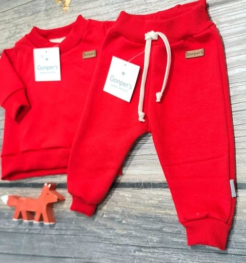 Conjunto friza buzo + pantalon Gonper´s