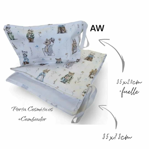 Porta cosmeticos + Cambiador 33x70 - comprar online