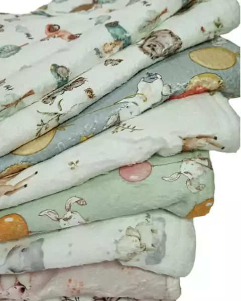 Manta Recibidora Polar Estampado Super Soft 75x100 cm - comprar online