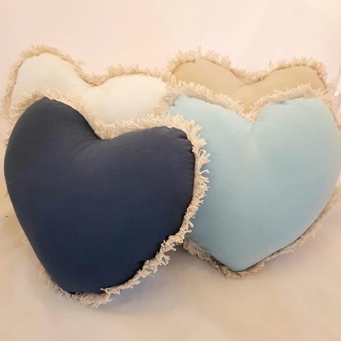 Almohadon Corazon Tusor Liso