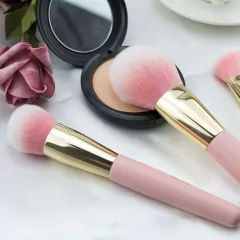 SET 15 BROCHAS PARA OJOS Y ROSTRO PELO SINTETICO BEILI - MUS