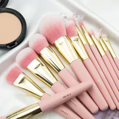 SET 15 BROCHAS PARA OJOS Y ROSTRO PELO SINTETICO BEILI en internet
