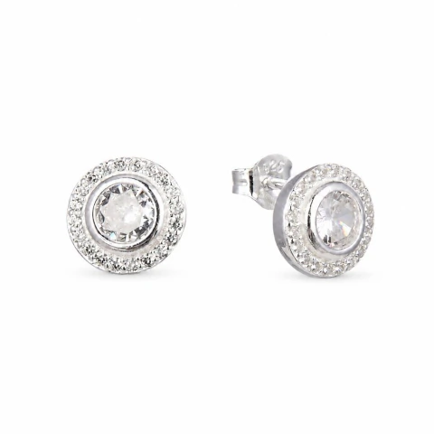 Aros con Perno Redondos de Plata 925 (LAR232)