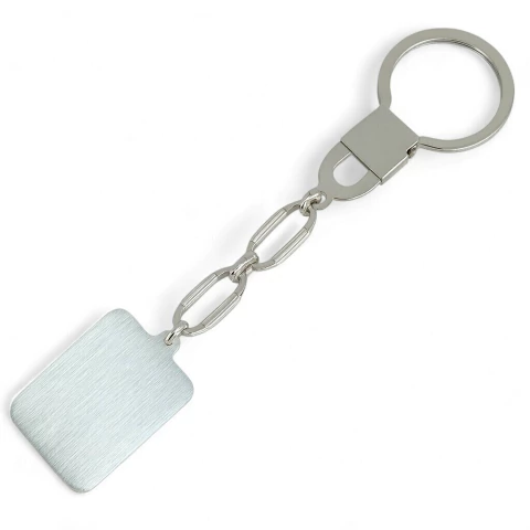 Llavero De Plata Para Grabar (con Grabado Incluído) - comprar online