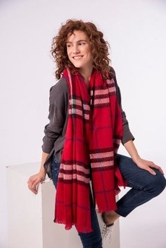 PASHMINA BRIT ROJO - comprar online