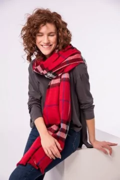 PASHMINA BRIT ROJO en internet