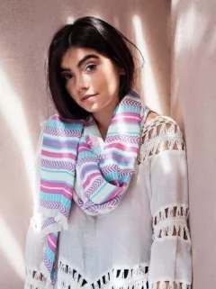 Pashmina Alelí Pink