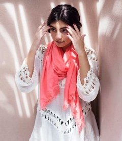 Pashmina Viscosa Coral