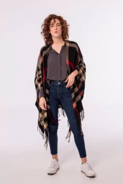 RUANA BRIT BLACK - comprar online