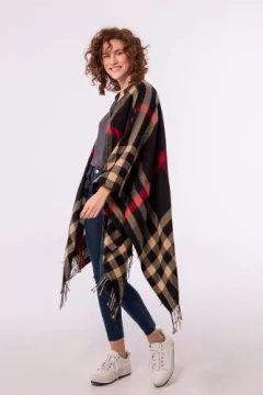 RUANA BRIT BLACK - Vikland