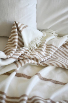 MANTA SPIGA CAMEL - comprar online