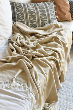 MANTA TINY BEIGE CLARO - tienda online
