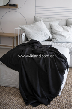 MANTA PLAIN BLACK - comprar online