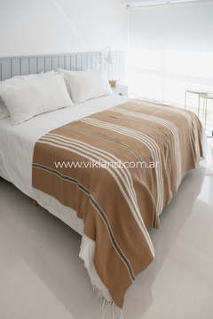 MANTA ROMA BEIGE - tienda online