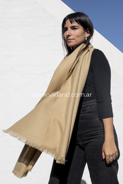 PASHMINA LISO CAMEL - tienda online